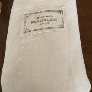 Restoration Hardware Vintage Washed Belgian Linen Duvet